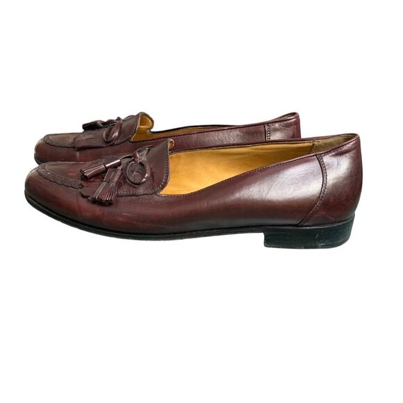 Johnson & Murphy  men’s shoes leather throughout size 9.5 brown - Picture 3 of 9